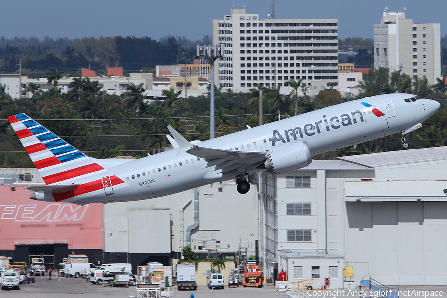 American Airlines Boeing 737-8 MAX (N306RC) | Photo 220004