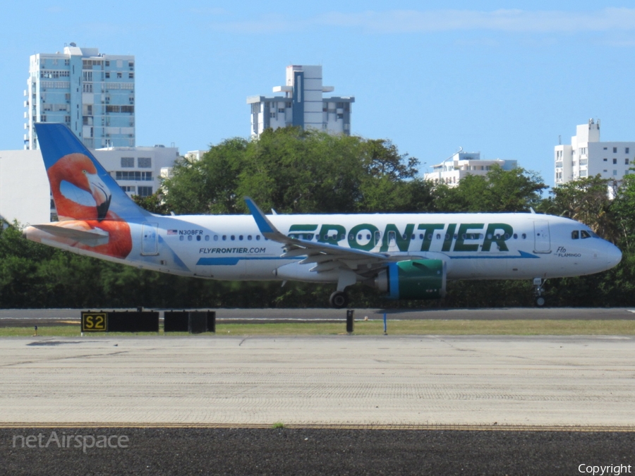 Frontier Airlines Airbus A320-251N (N308FR) | Photo 438075