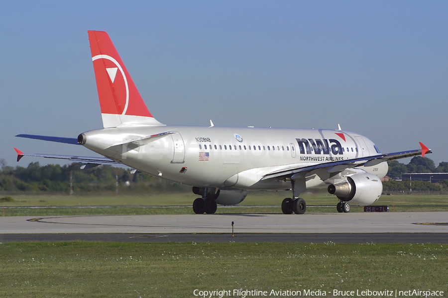 Northwest Airlines Airbus A319-114 (N308NB) | Photo 141593