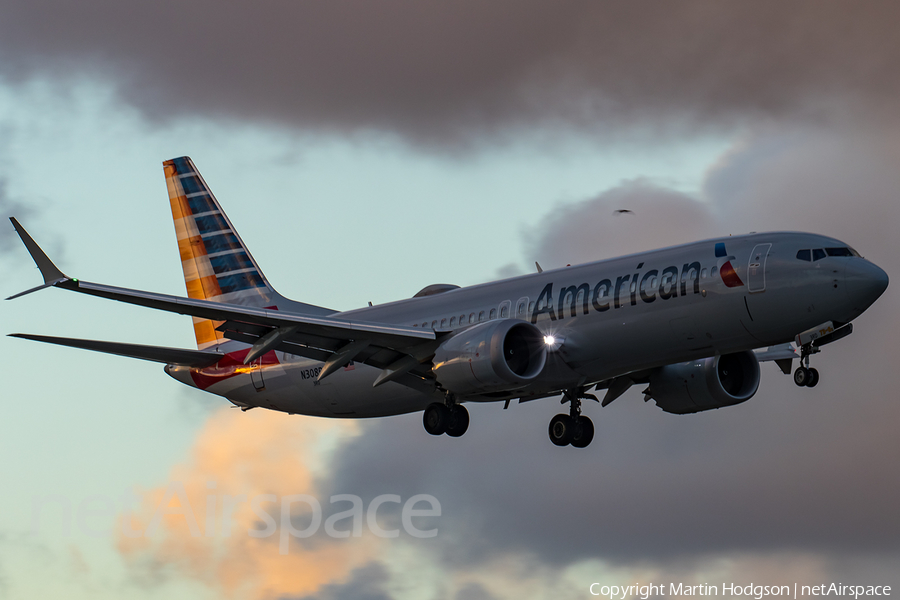 American Airlines Boeing 737-8 MAX (N308RD) | Photo 296431