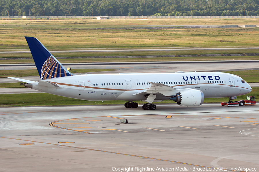 United Airlines Boeing 787-8 Dreamliner (N30913) | Photo 95575