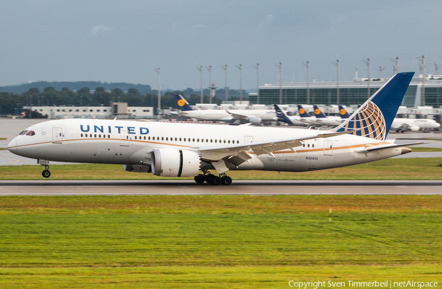 United Airlines Boeing 787-8 Dreamliner (N30913) | Photo 473188