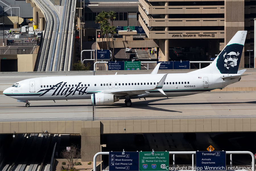 Alaska Airlines Boeing 737-990 (N309AS) | Photo 310704
