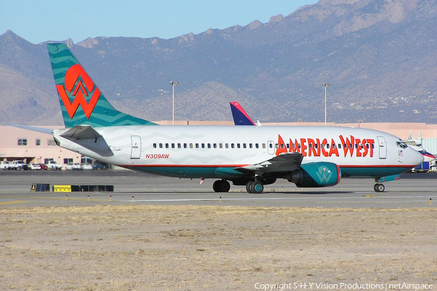 America West Airlines Boeing 737-3G7 (N309AW) | Photo 553