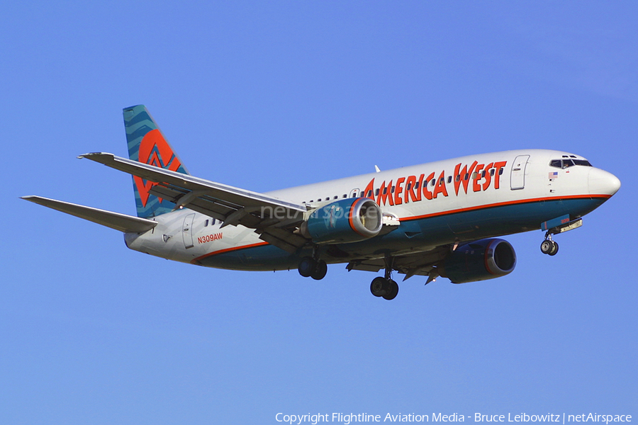 America West Airlines Boeing 737-3G7 (N309AW) | Photo 181211