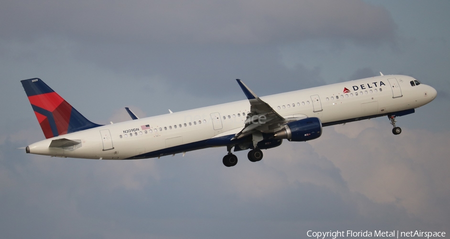 Delta Air Lines Airbus A321-211 (N309DN) | Photo 578698