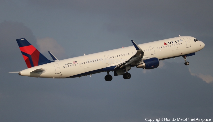 Delta Air Lines Airbus A321-211 (N309DN) | Photo 610951
