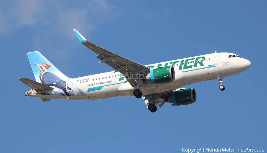 Frontier Airlines Airbus A320-251N (N309FR) | Photo 303712