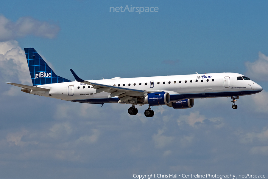 JetBlue Airways Embraer ERJ-190AR (ERJ-190-100IGW) (N309JB) | Photo 8548