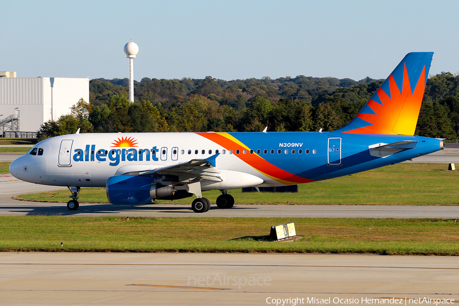 Allegiant Air Airbus A319-111 (N309NV) | Photo 212391