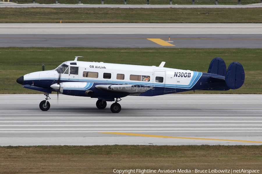 GB Airlink Beech H18 (N30GB) | Photo 140356