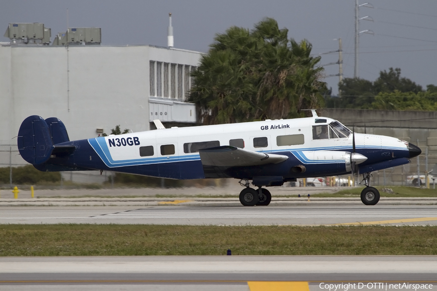 GB Airlink Beech H18 (N30GB) | Photo 422555