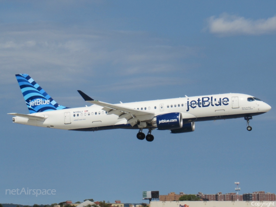 JetBlue Airways Airbus A220-300 (N3104J) | Photo 529110