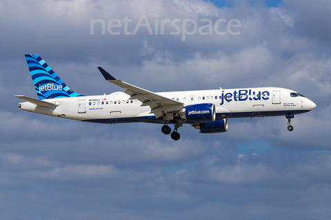 JetBlue Airways Airbus A220-300 (N3104J) at  Miami - International, United States