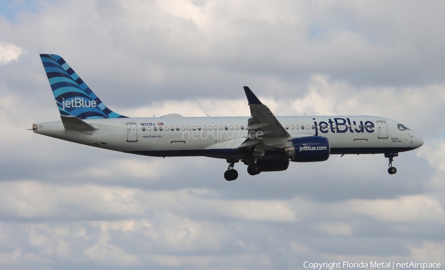 JetBlue Airways Airbus A220-300 (N3115J) | Photo 677587