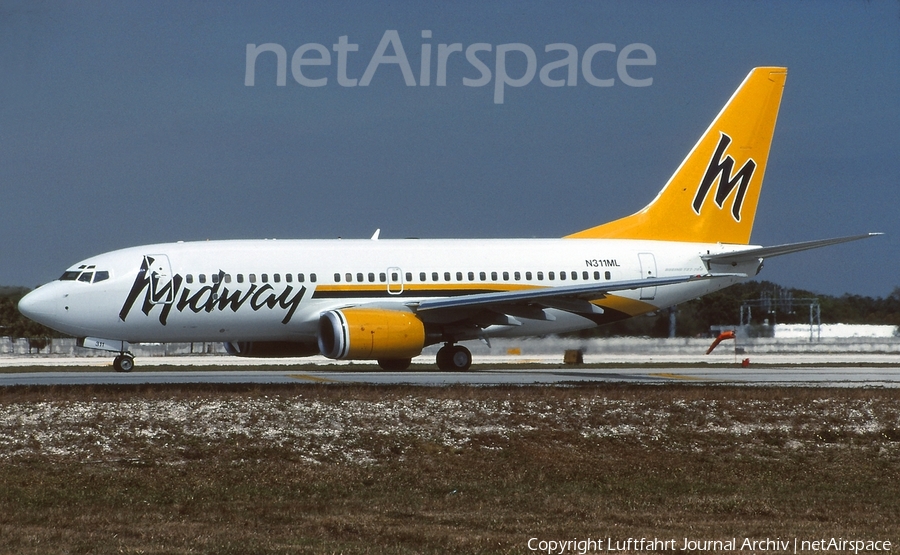 Midway Airlines (1993) Boeing 737-76N (N311ML) | Photo 421480