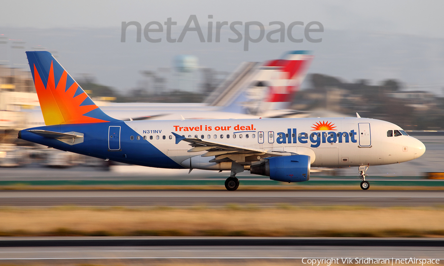 Allegiant Air Airbus A319-111 (N311NV) | Photo 159749