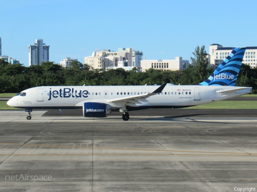JetBlue Airways Airbus A220-300 (N3121J) | Photo 604501