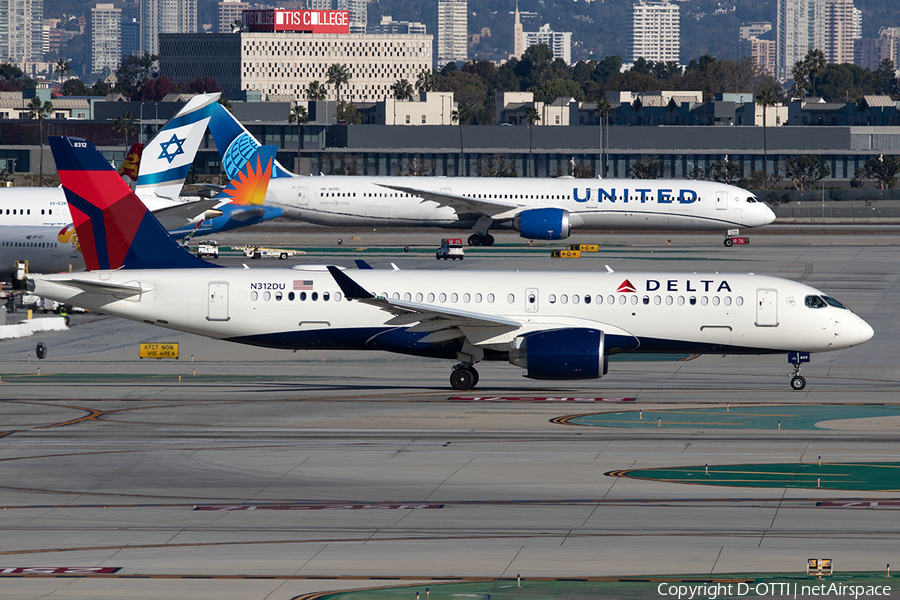 Delta Air Lines Airbus A220-300 (N312DU) | Photo 539614