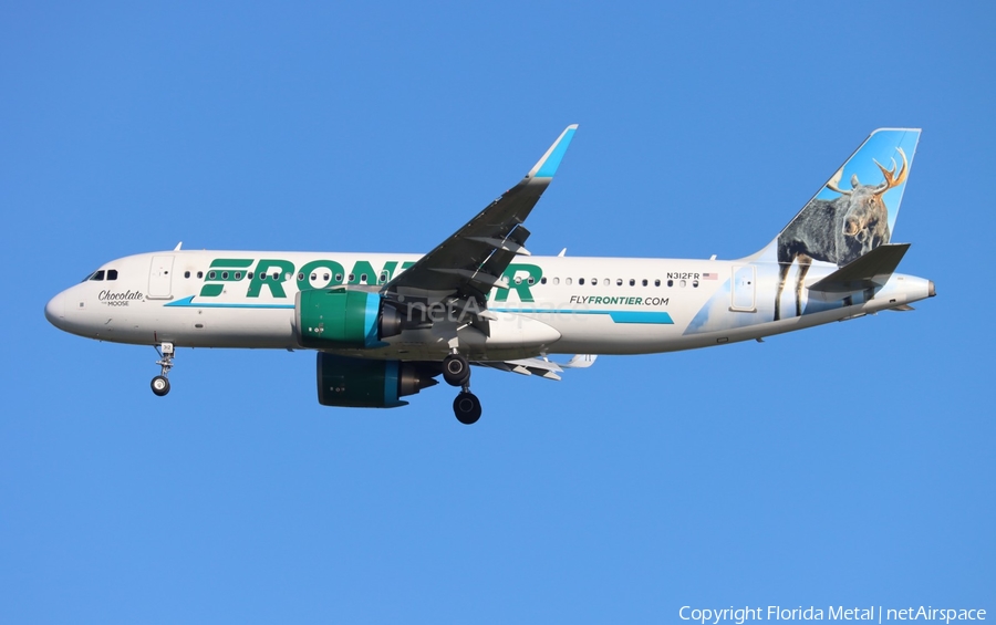 Frontier Airlines Airbus A320-251N (N312FR) | Photo 482876