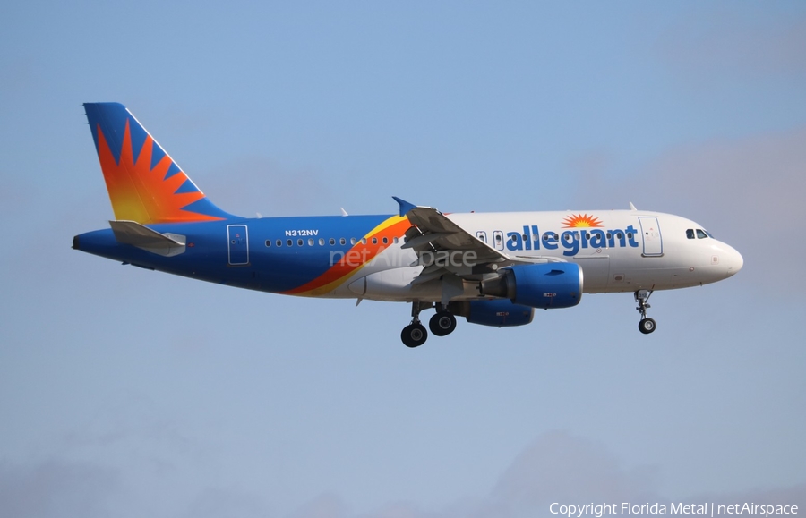 Allegiant Air Airbus A319-111 (N312NV) | Photo 578761