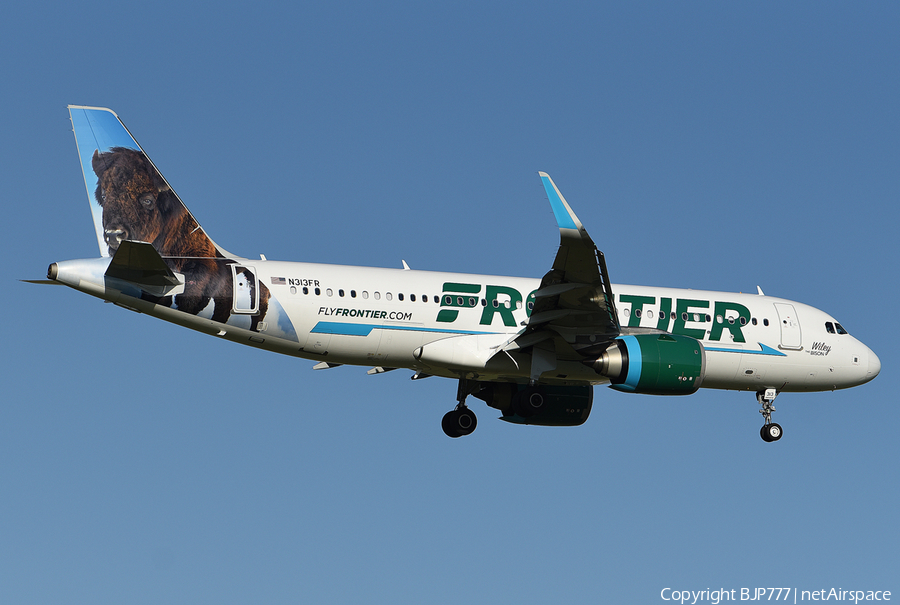 Frontier Airlines Airbus A320-251N (N313FR) | Photo 247468