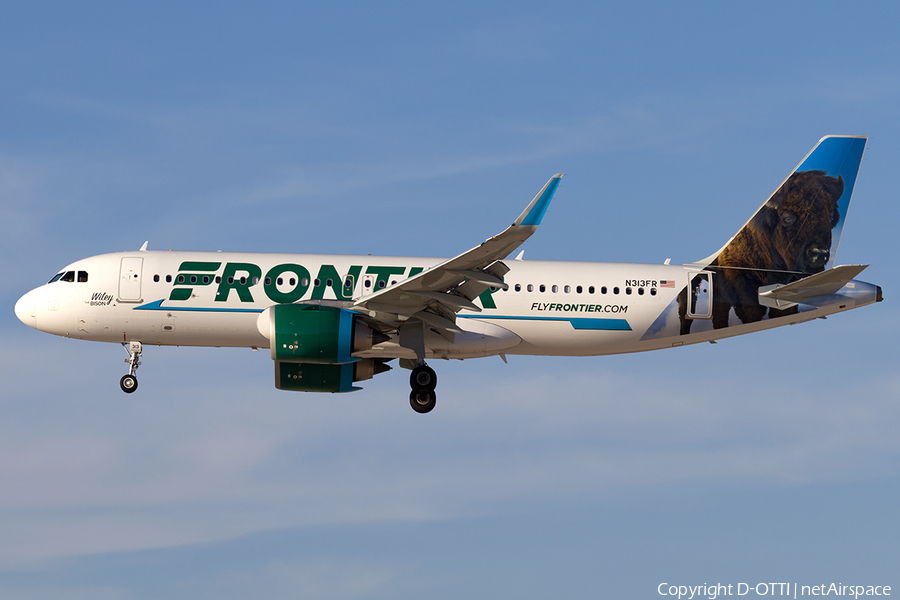 Frontier Airlines Airbus A320-251N (N313FR) | Photo 196956