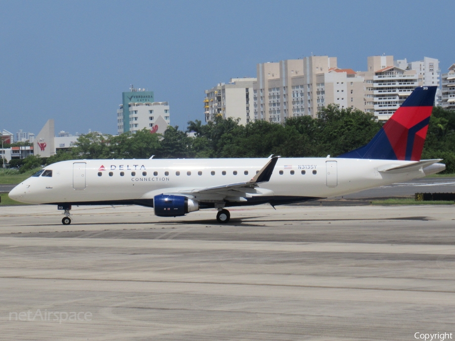 Delta Connection (SkyWest Airlines) Embraer ERJ-175LR (ERJ-170-200LR) (N313SY) | Photo 524080