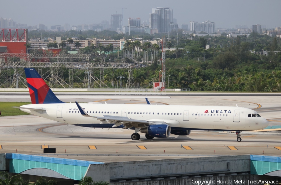 Delta Air Lines Airbus A321-211 (N314DN) | Photo 350962