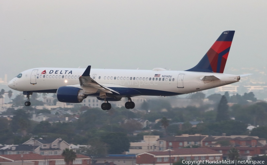 Delta Air Lines Airbus A220-300 (N314DU) | Photo 611070