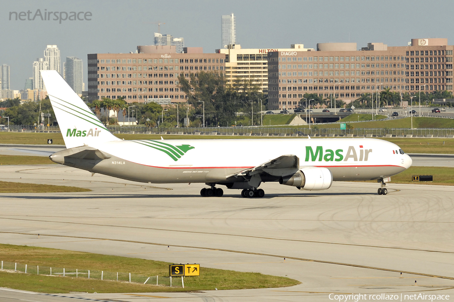 Mas Air Cargo Boeing 767-316F(ER) (N314LA) | Photo 8810