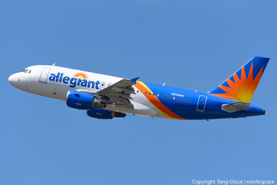 Allegiant Air Airbus A319-111 (N314NV) | Photo 598713