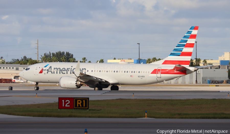 American Airlines Boeing 737-8 MAX (N314RH) | Photo 579040