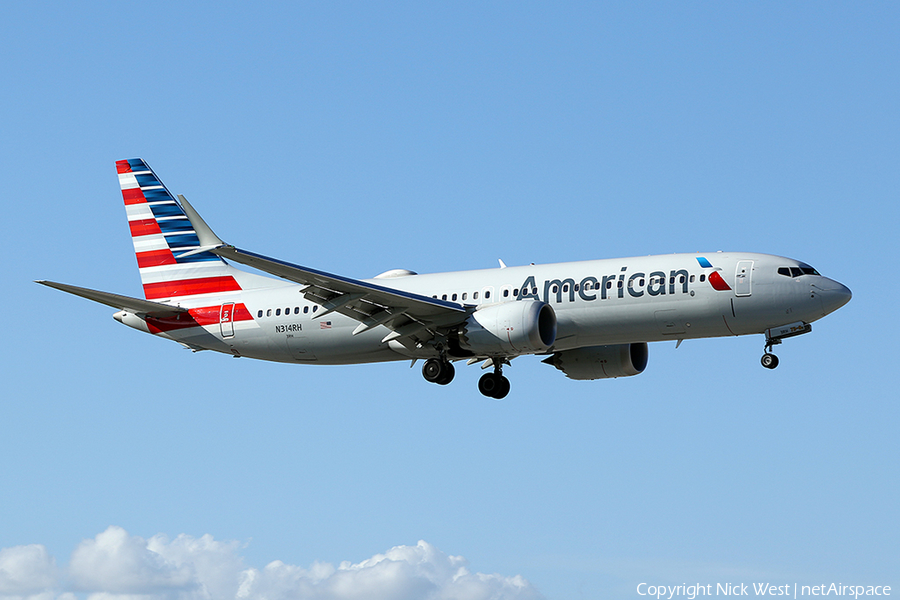 American Airlines Boeing 737-8 MAX (N314RH) | Photo 297317