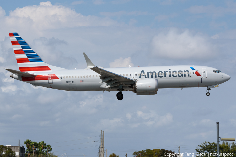 American Airlines Boeing 737-8 MAX (N314RH) | Photo 453011