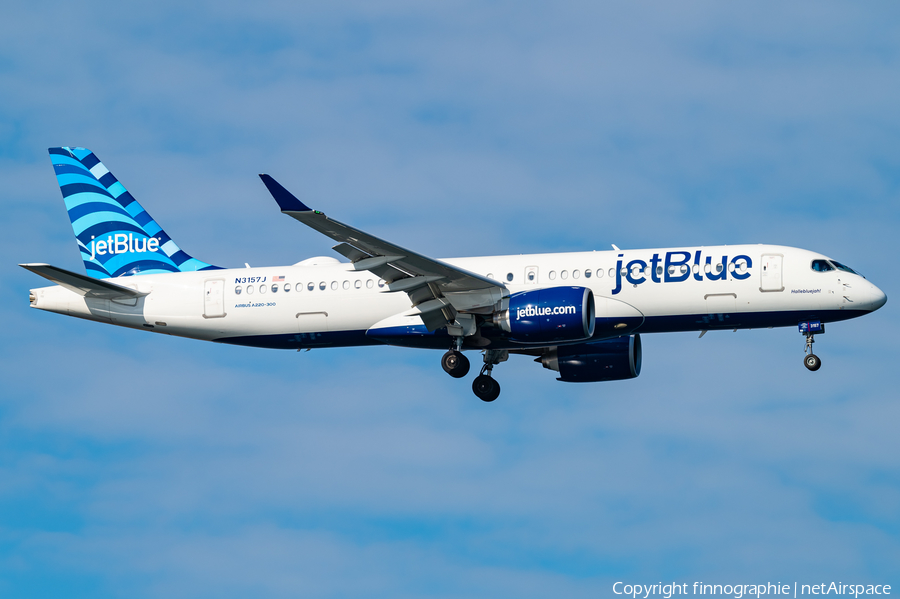 JetBlue Airways Airbus A220-300 (N3157J) | Photo 650705