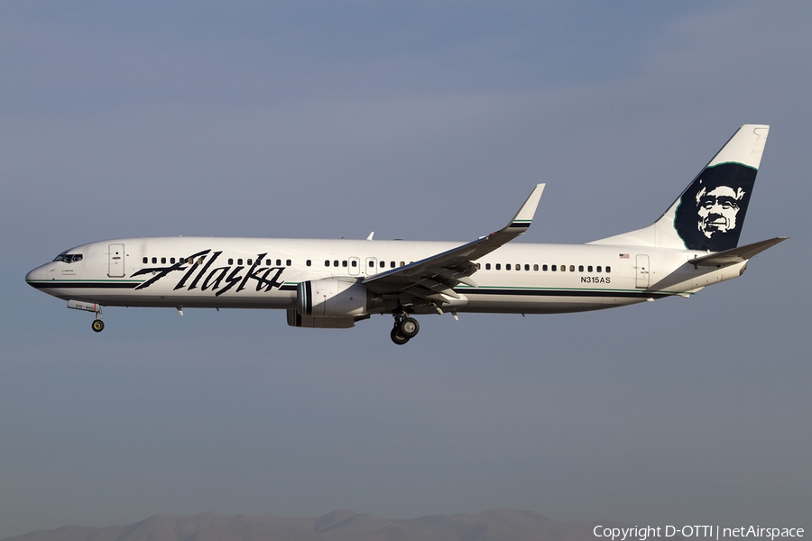 Alaska Airlines Boeing 737-990 (N315AS) | Photo 425365