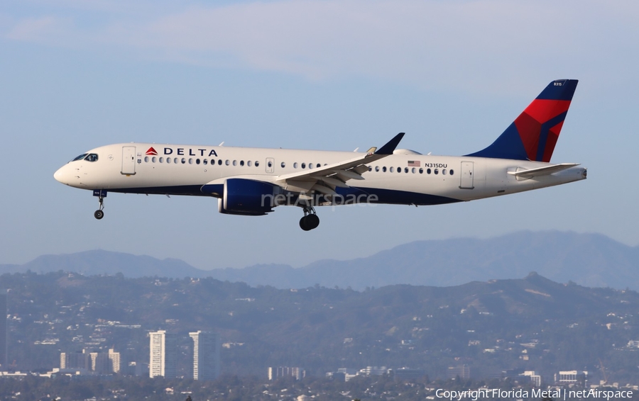 Delta Air Lines Airbus A220-300 (N315DU) | Photo 611073