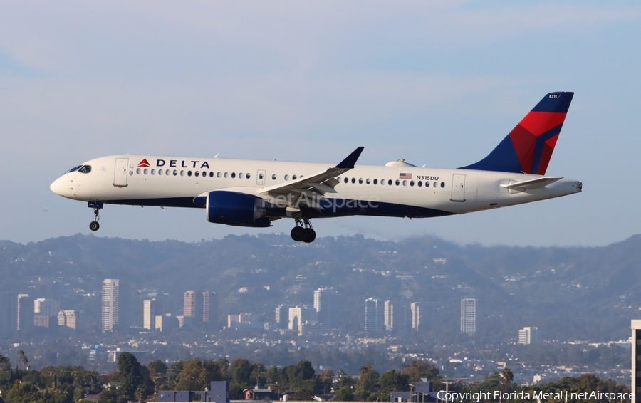 Delta Air Lines Airbus A220-300 (N315DU) | Photo 615195