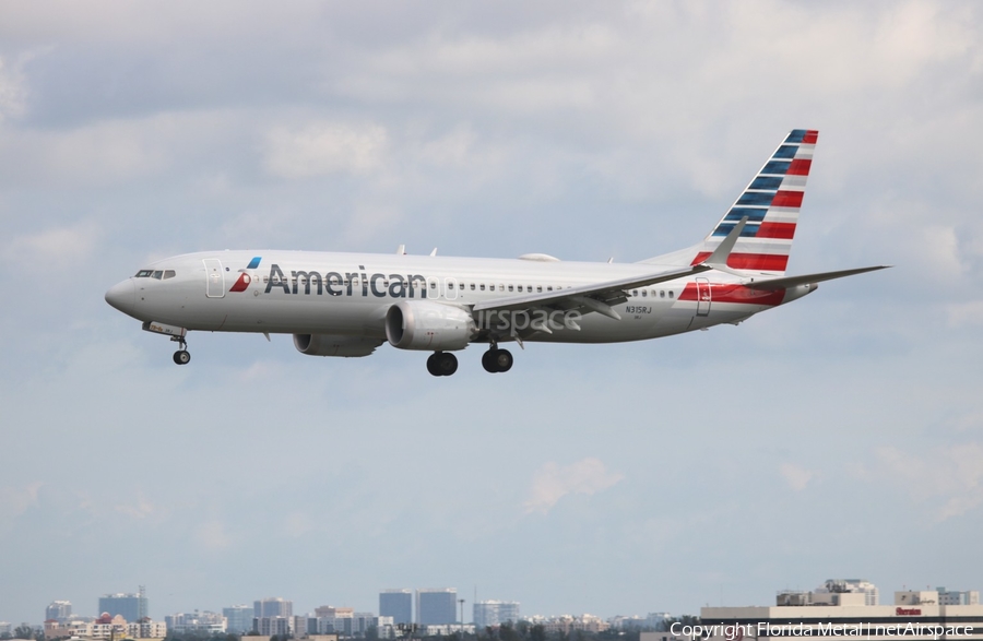 American Airlines Boeing 737-8 MAX (N315RJ) | Photo 579053