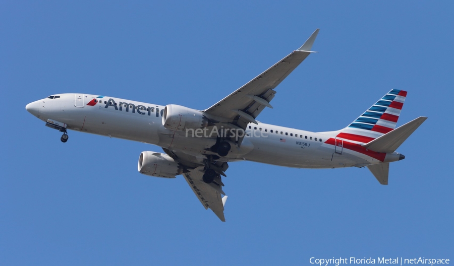 American Airlines Boeing 737-8 MAX (N315RJ) | Photo 621217