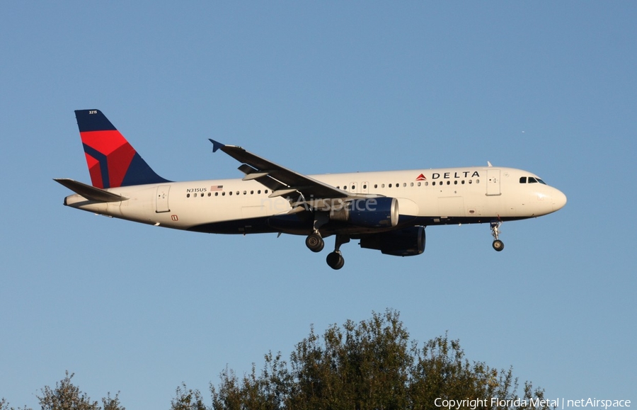 Delta Air Lines Airbus A320-211 (N315US) | Photo 300280