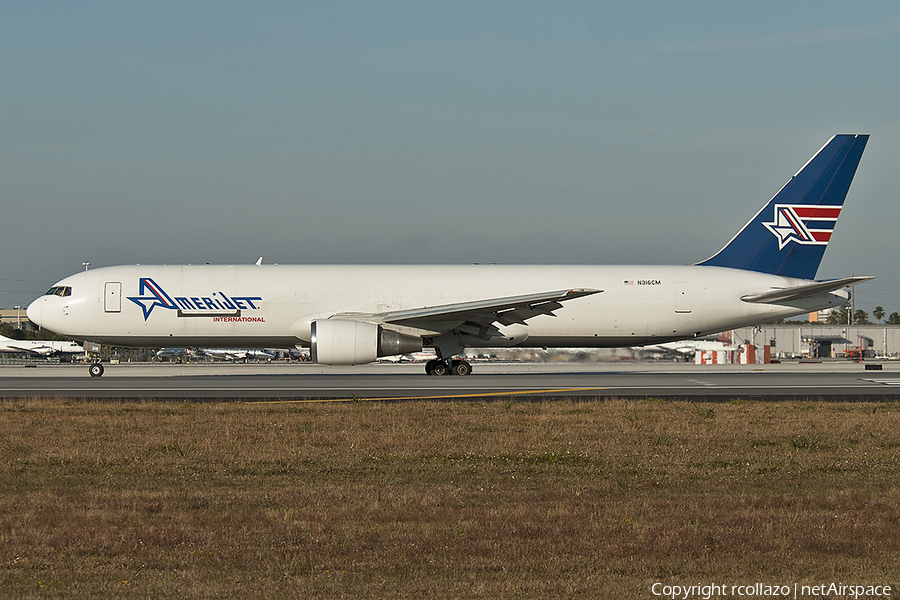 Amerijet International Boeing 767-338(ER)(BDSF) (N316CM) | Photo 69306