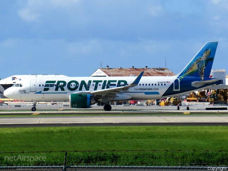 Frontier Airlines Airbus A320-251N (N316FR) | Photo 261081