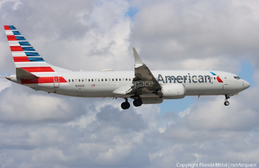 American Airlines Boeing 737-8 MAX (N316SE) | Photo 579065