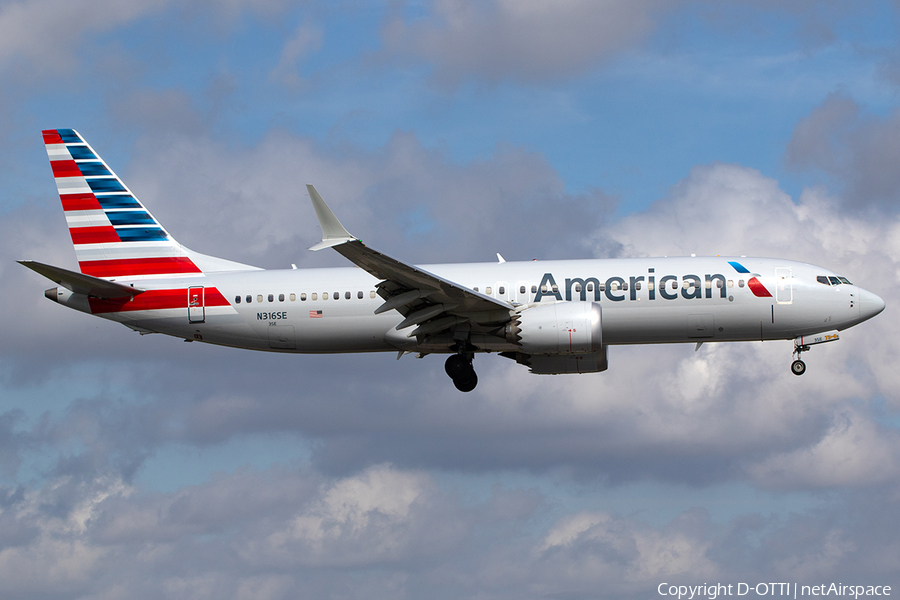 American Airlines Boeing 737-8 MAX (N316SE) | Photo 608446