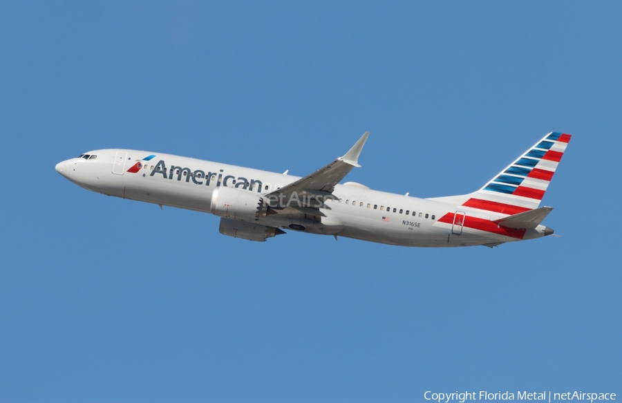 American Airlines Boeing 737-8 MAX (N316SE) | Photo 482922