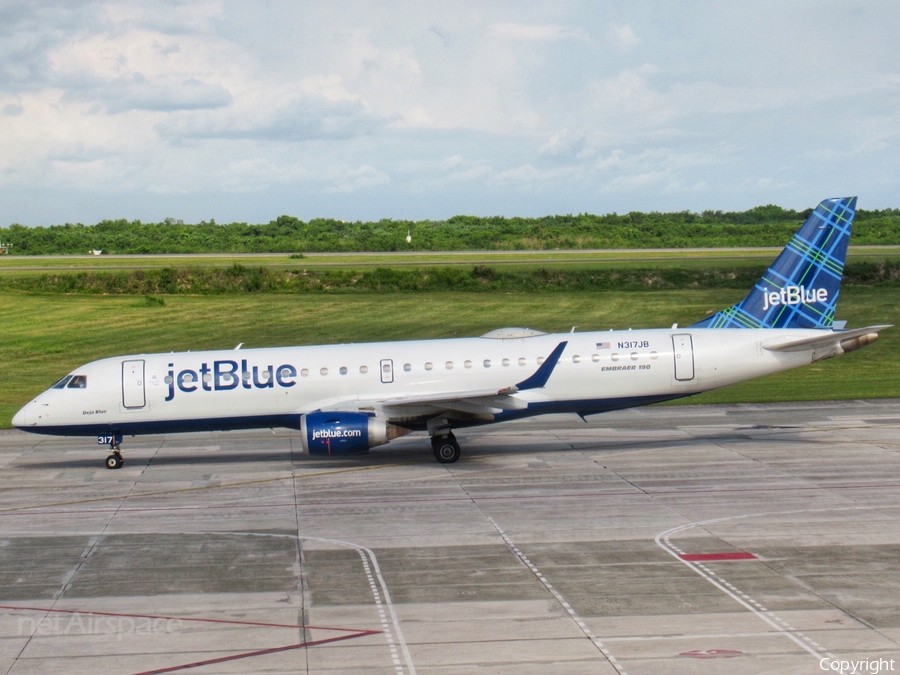 JetBlue Airways Embraer ERJ-190AR (ERJ-190-100IGW) (N317JB) | Photo 352948