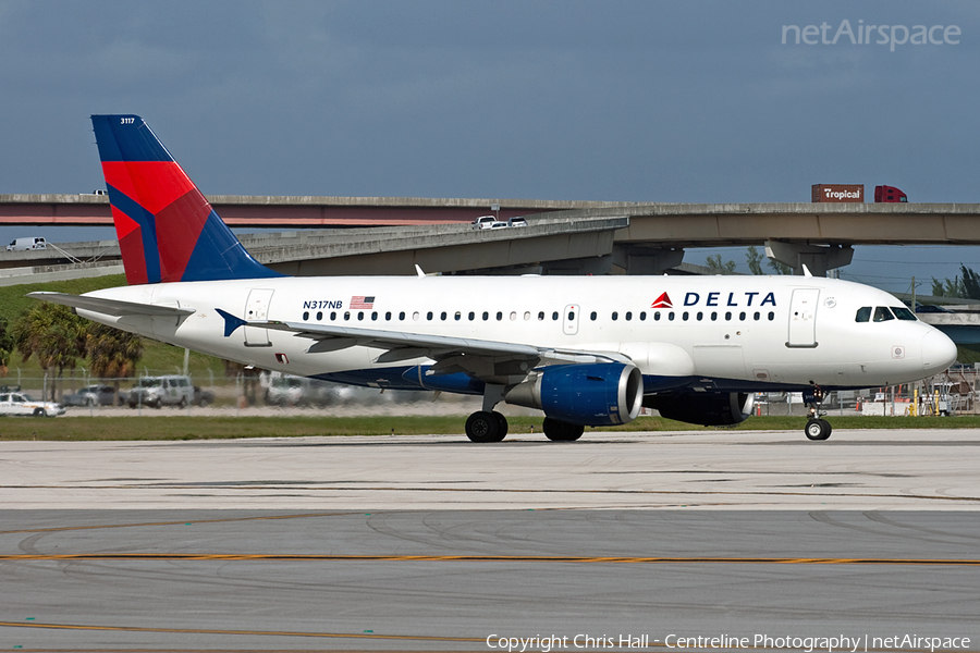 Delta Air Lines Airbus A319-114 (N317NB) | Photo 44969