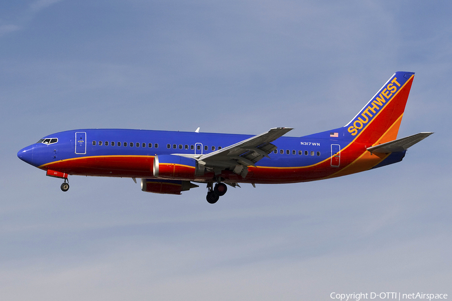 Southwest Airlines Boeing 737-3Q8 (N317WN) | Photo 279915